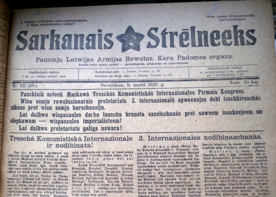 Sarkanais Strēlneeks, 1919g. 