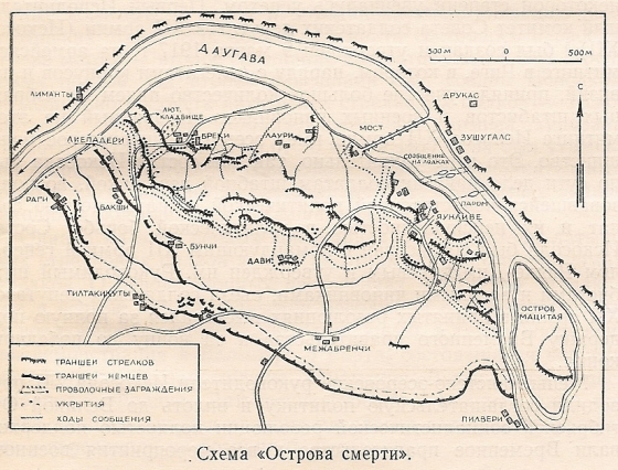 Остров Смерти, карта